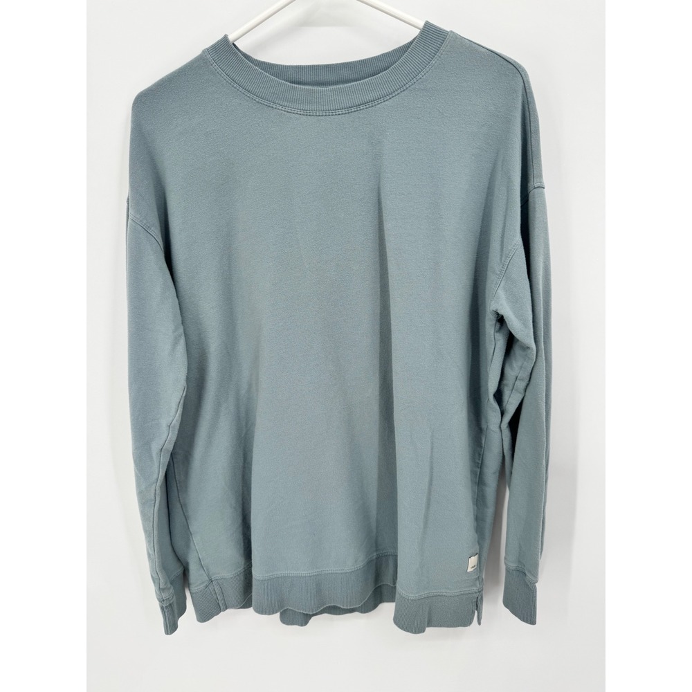 Vuori Restore Oversized Crew Sweatshirt Women S Blue VW262 Soft Cotton Blend